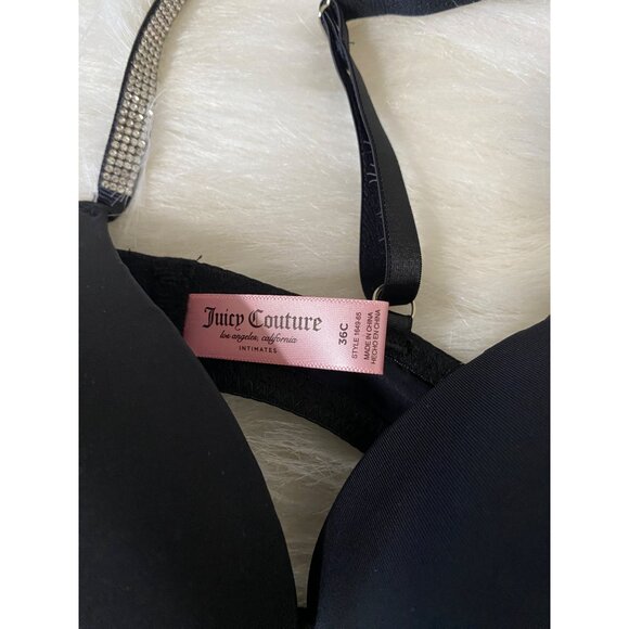 Juicy Couture Intimates 5 Pack Bikini Underwear & Push Up Bra Matching Set